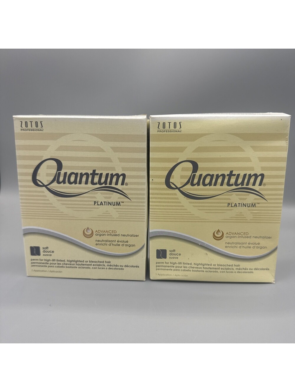 Lot 2 Zotos Quantum Platinum Advanced Soft Neutralizer 1 Application